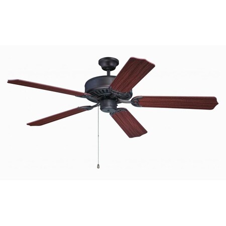 Craftmade Aged Bronze Brushed Pro Builder 52in. 5 Blade Indoor Ceiling Fan C52ABZ